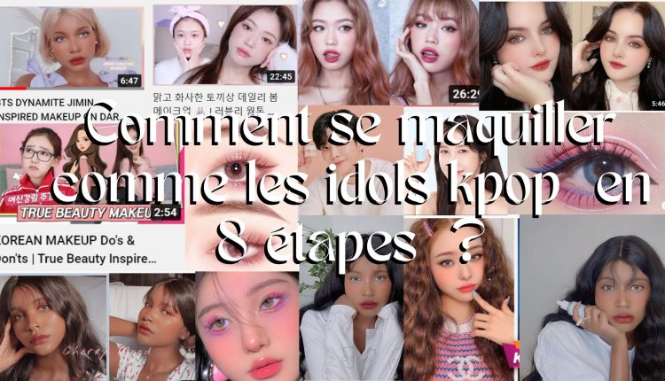 Kpop idol makeup